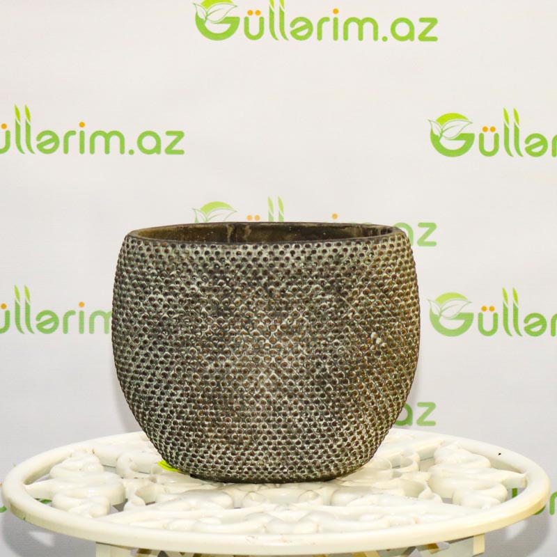 Ceramic pot Fay oval