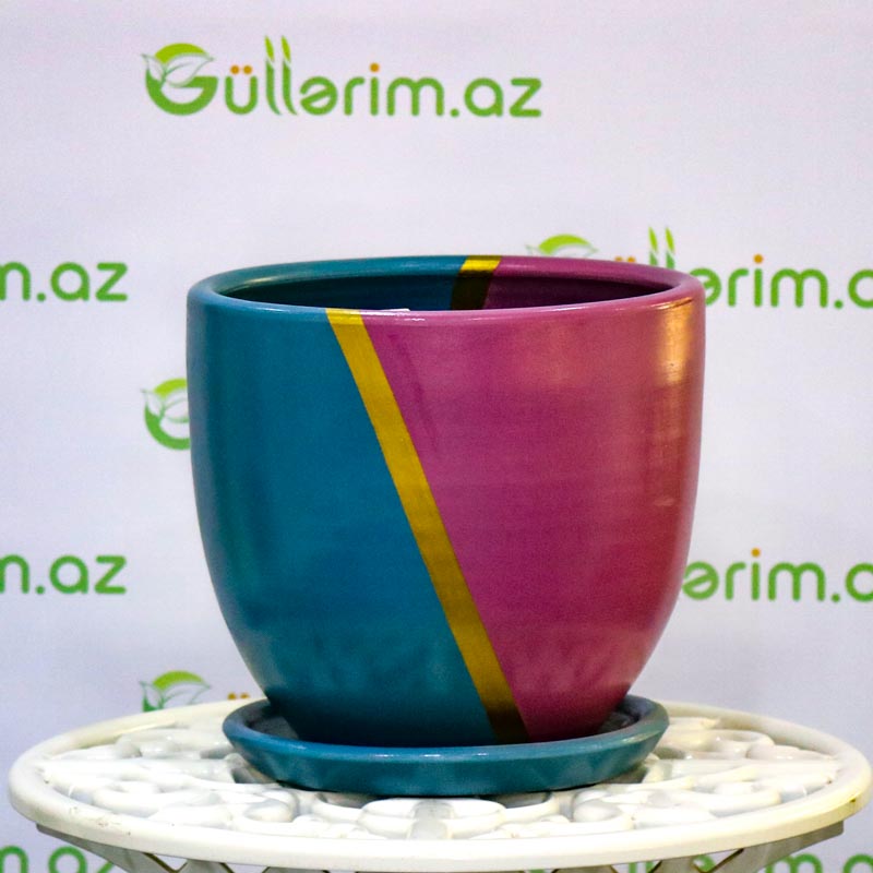 Saxsı dibçək (əl işi)