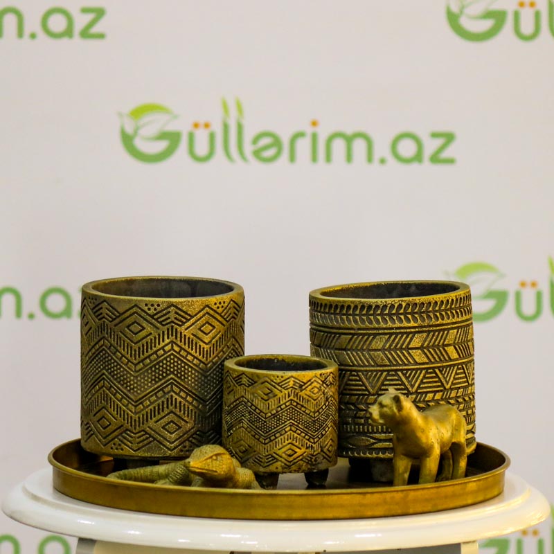 Saxsı dibçək (Əl işi)