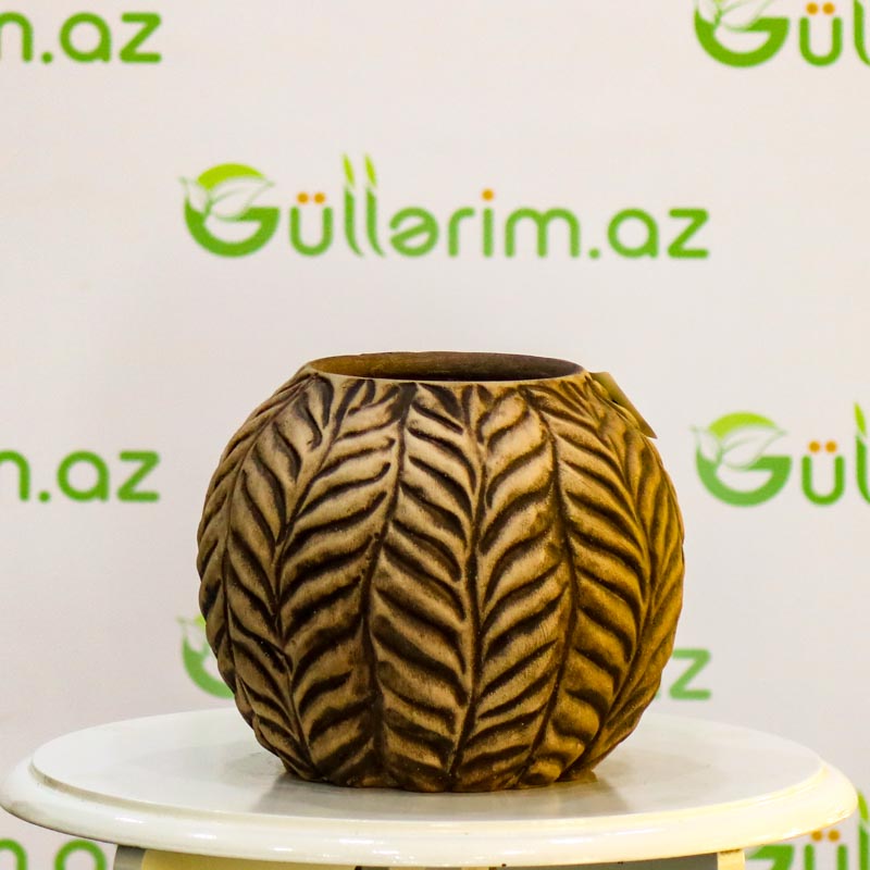 Saxsı dibçək (Əl işi)