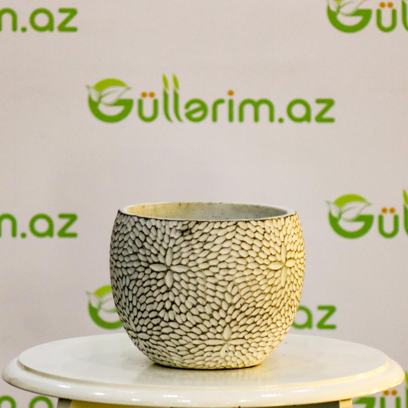 Saxsı dibçək (Əl işi)