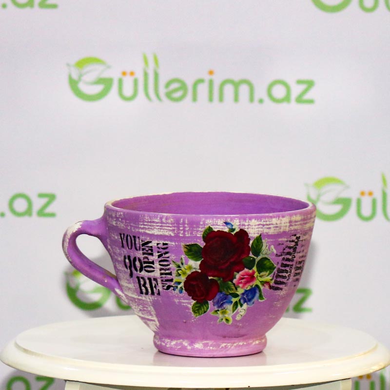 Saxsı dibçək (Əl işi)