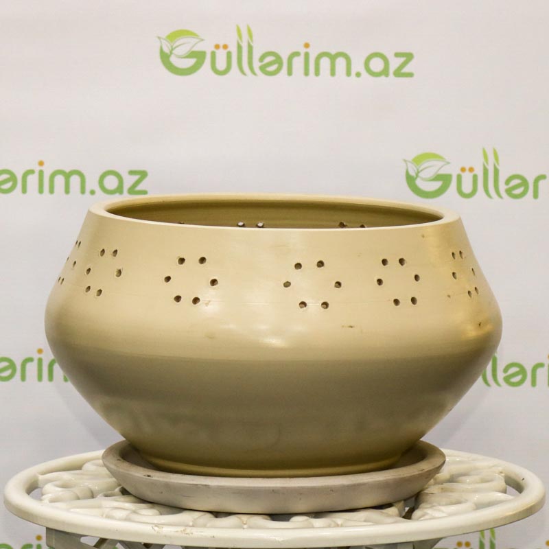 Saxsı dibçək (Əl işi)