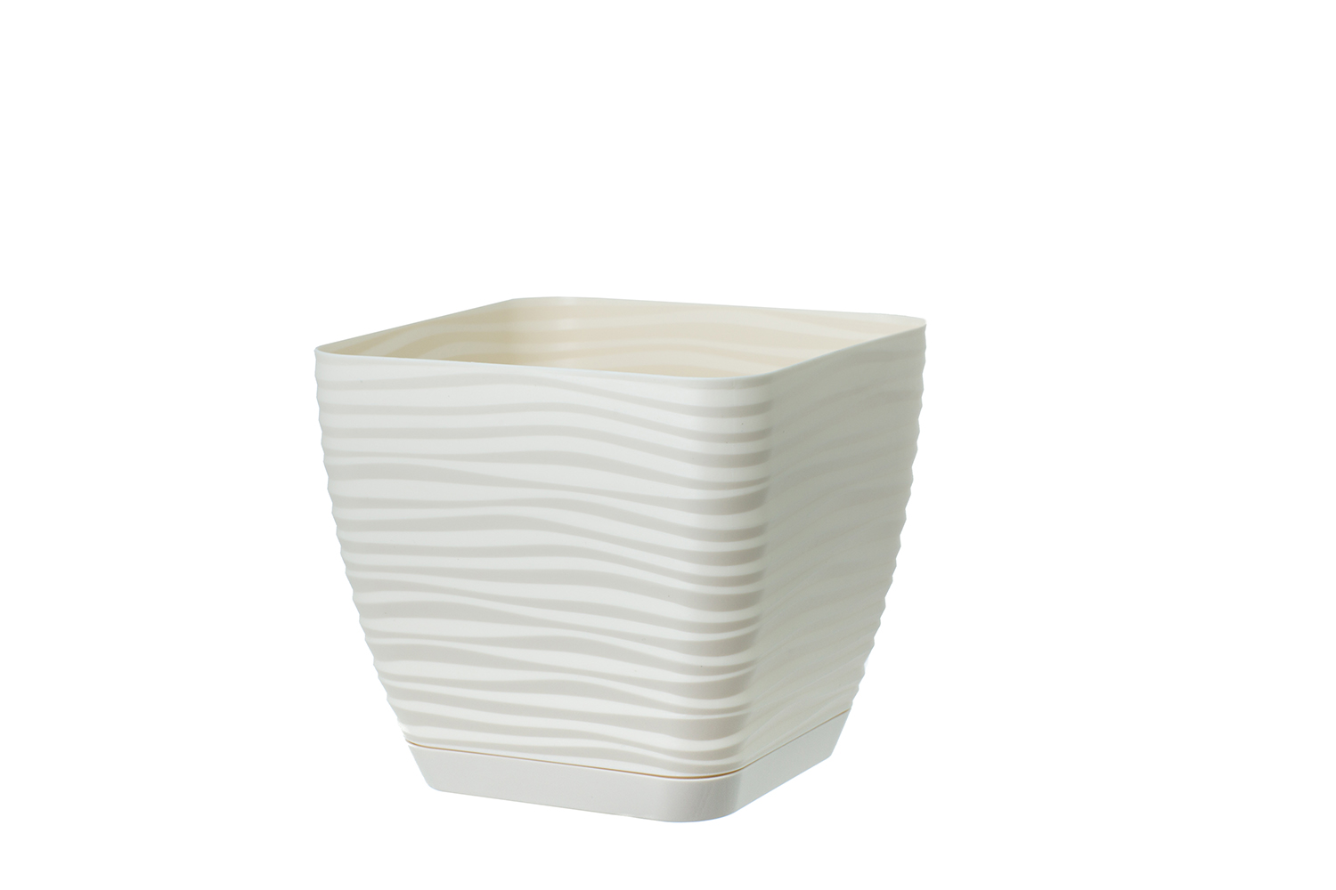 Sand Sahara Plant Pot (white)