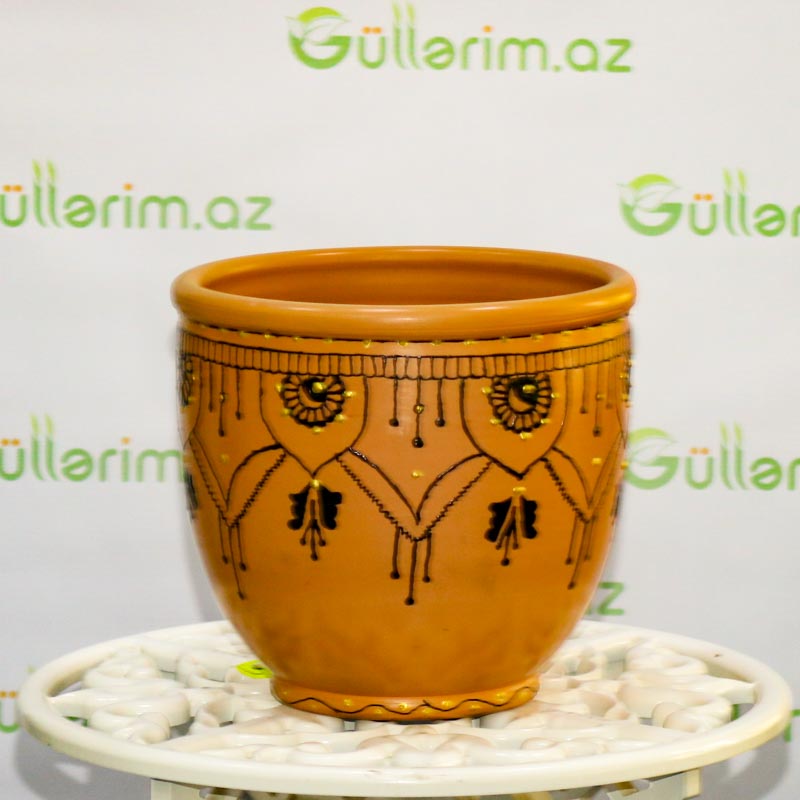 Saxsı dibçək (əl işi)