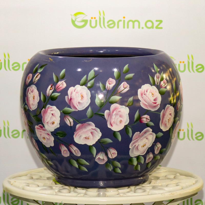 Saxsı dibçək (əl işi)