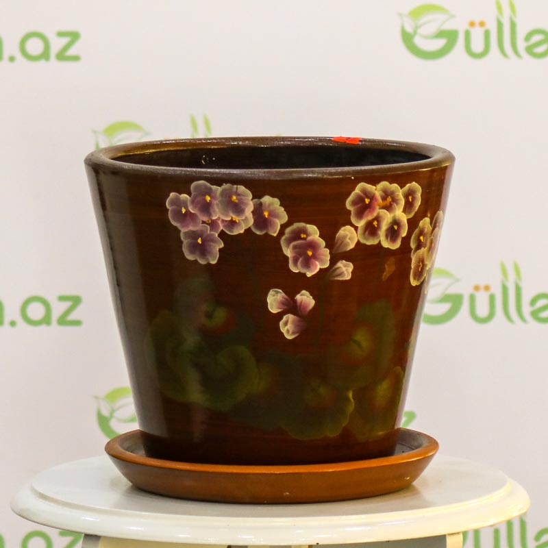 Saxsı dibçək (Əl işi)